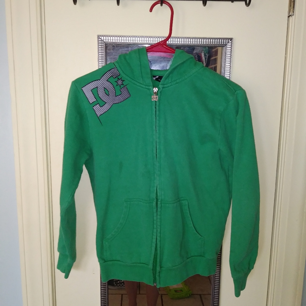 Kelly Green DC Skateboards Hoodie Small